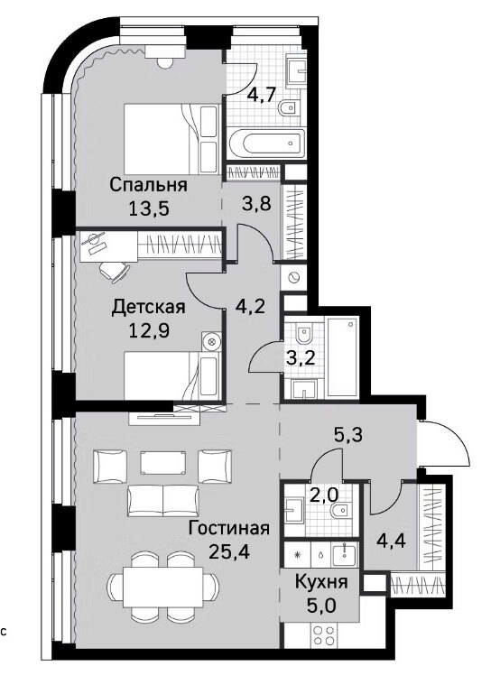 Купить квартиру в ЖК «Амбер Сити» в Москве