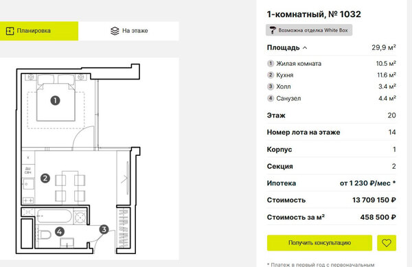 МФК «Nametkin Tower»: высокий стандарт московских апартаментов