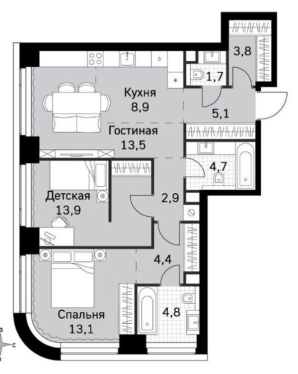 Купить квартиру в ЖК «Амбер Сити» в Москве